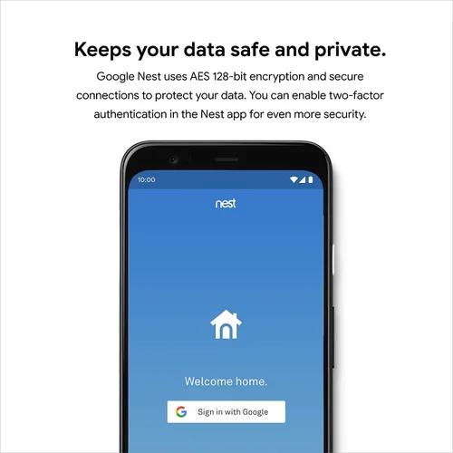 Vista 9 de Google Cámara de timbre de video Nest para interiores 720p con cable (renovada)