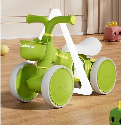 Vista 4 de Toddler Best First Birthday Gift Children Walker Wiggle car Verde
