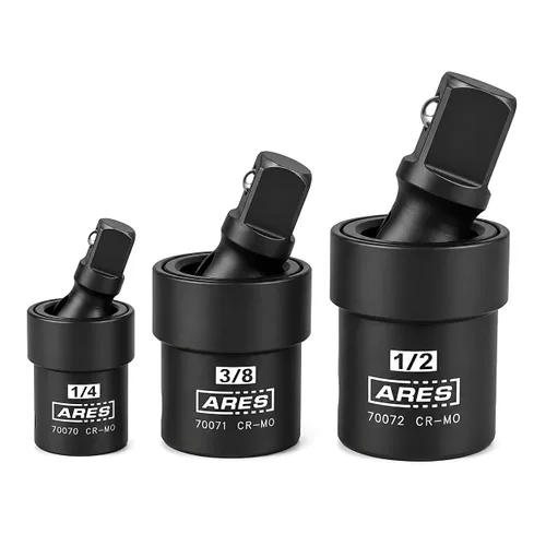 Vista 14 de ARES 2061002 Junta universal de impacto delgado de 1 pulgada, giro de 360° Impact rated U-joint features slim profile for enhanced access