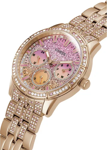 Vista 4 de GUESS Ladies Sport Multifunction Duotone Crystal 40mm Watch