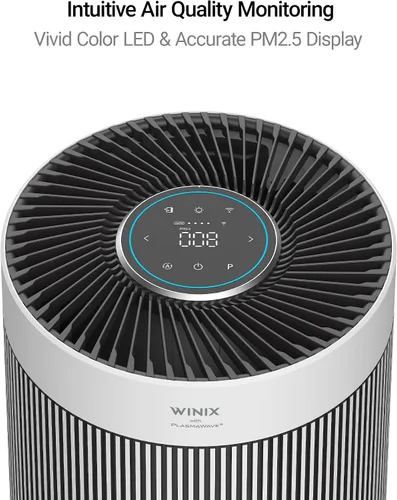 Vista 6 de WINIX T810 - Purificador de aire para habitación extra grande del hogar de hasta 1968 pies cuadrados en 1 hora con Wi-Fi inteligente, monitor