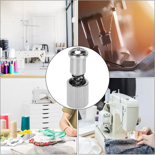 Vista 7 de Máquina de coser abrazadera de pie de resorte Prensatelas Pieza de reemplazo de abrazadera de tornillo de cambio fácil Accesorio de máquina de coser