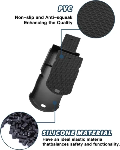 Vista 7 de Ruiya Organizador de consola central Prius 2010-2015 para Toyota Prius XV30 2010-2015 Accesorios ABS Material Reposabrazos Organizador de consola