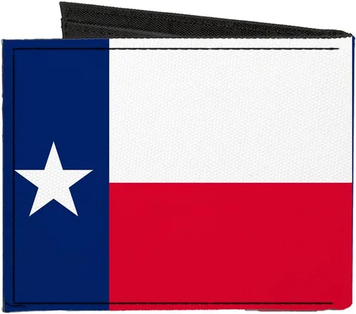 Vista 2 de buckle-down lona portafoliosBandera de Texas accesorio