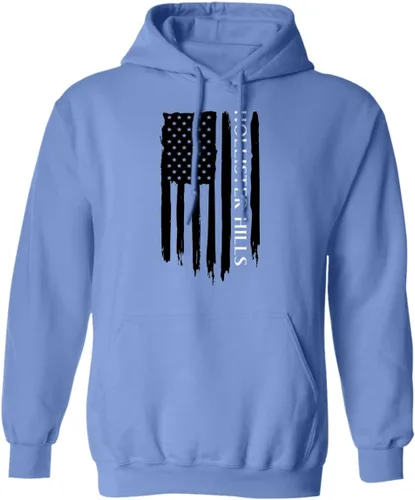 Vista 2 de Sudadera con capucha Hollister Hills American Flag para hombre