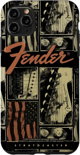 Vista 14 de Fender Funda vintage Stratocaster Americana Distressed Collage para iPhone 17