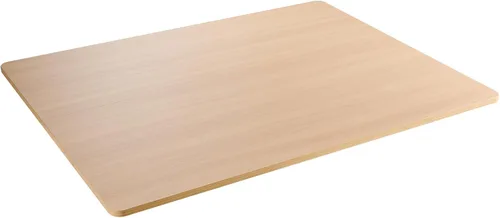 Vista 65 de 36x20 pulgadas Mesa Negra Universal, Escritorio Sólido de Una Pieza, Encimera Reversible de Melamina, Dobles Escritorios, L-Escritorio DIY