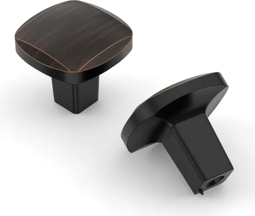 Vista 24 de Paquete de 10 manijas de gabinete de cocina de 3 pulgadas (76mm) color latón envejecido, accesorios para cajones de gabinete de cocina, tiradores