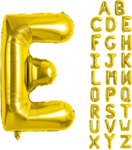 Vista 8 de Globos de letras azules de 40 pulgadas, globo grande del alfabeto de aluminio de Mylar para decoración de cumpleaños, boda, aniversario, graduación