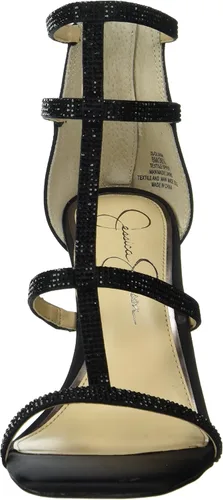 Vista 2 de Jessica Simpson Oliana - Sandalias de tacón adornadas para mujer
