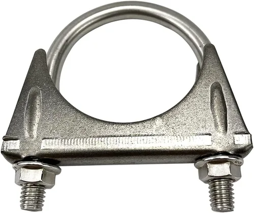 Vista 13 de Heavy Duty 1.5" 1-1/2 Inch Exhaust U Bolt Clamps Stainless Tono plata