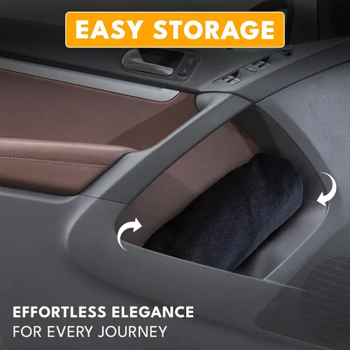 Vista 6 de EcoNour Toalla de Sudor Funda de Asiento de Coche con Almohadilla de Hombro para Cinturón Protector de Asiento Lavable para el Sudor, Comida