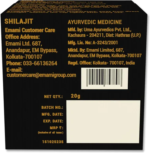 Vista 7 de Zandu Resina Shilajit del Himalaya Suplemento natural a base de plantas para energía, fuerza y rendimiento físico Apoya el estilo de vida activo