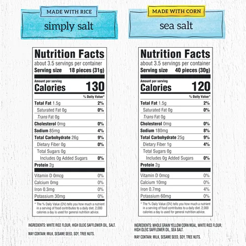 Vista 2 de Good Thins Paquete variado de galletas de arroz y maíz sin gluten, 4 cajas