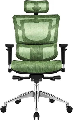 Vista 5 de Commercial Ergonomic High Back Executive Mesh Chair, with Adjustable Lumbar Support, Headrest and 3D Armrests Configure Chassis Functions(A)