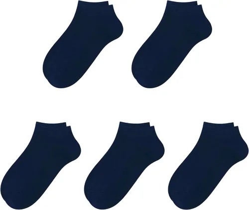 Vista 21 de SERISIMPLE Calcetines de bambú de viscosa para la escuela, calcetines de tobillo súper suaves para niños, puños elásticos, calcetines atléticos