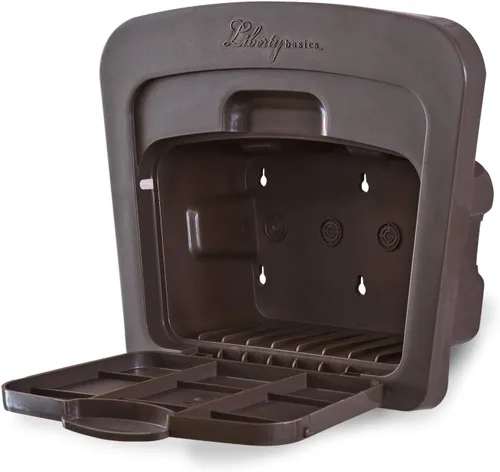 Vista 6 de Liberty Basics 501 - Colgador para manguera de jardín con compartimento de almacenamiento
