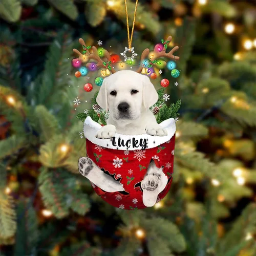 Vista 60 de Adorno de Navidad personalizado para perro Airedale Terrier en bolsillo de nieve, adorno para árbol de Navidad, idea de regalo para amantes