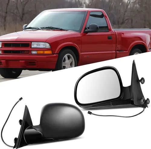 Vista 19 de Espejo Lateral del Conductor o del Pasajero Compatible con 1980-1996 Para Ford F150 1980-1996 Para Ford F250 1980-1996 Para Ford F350 Operado