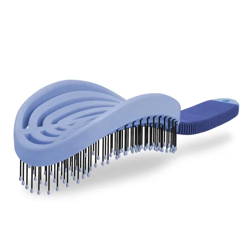 Vista 9 de NuWay® DoubleC PRO® - Cepillo patentado para el cuidado del cuero cabelludo, diseño de doble curva para masaje del cuero cabelludo