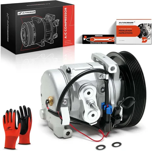 Vista 10 de A-Premium Compresor de aire acondicionado con embrague compatible con Freightliner Cascadia 2011-2017, Columbia 2015-2018 y Western Star 3700, 3800