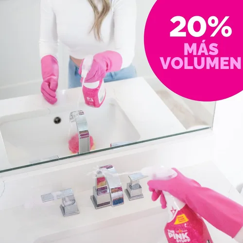 Vista 3 de Stardrops - Limpiador de espuma para baño The Pink Stuff Miracle - 30 onzas líquidas - ¡ahora 20% más! Potente acción de espuma para duchas
