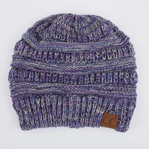 Vista 247 de C.C Trendy Warm Chunky Soft Stretch Cable Knit Beanie