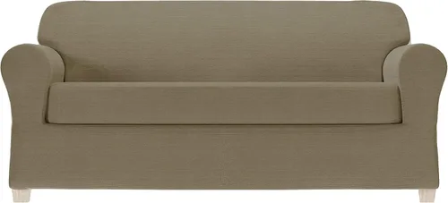 Vista 27 de Zenna Home Funda elástica de felpilla para sofá, color marfil/hueso, 1 pieza, suave y elástica para sofás, tela resistente a las arrugas, fácil