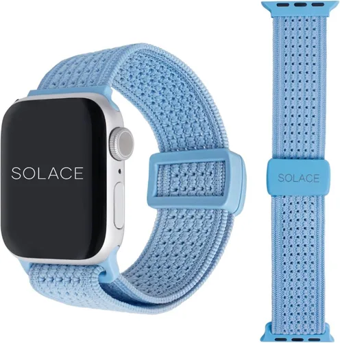 Vista 9 de Solace Sport Adapt - Correas para Apple Watch, nailon transpirable con cierre magnético, correa unisex para reloj inteligente, correa para Apple