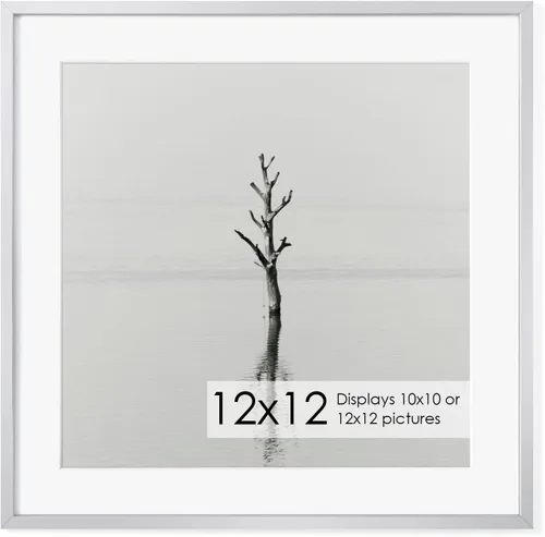 Vista 77 de Fun Memories Marco de Fotos A2 Negro, Marcos de Póster de Metal de Alta Gama de 16.5 x 23.5 pulgadas para Pared, Marco de Fotos A2 con Paspartú A3