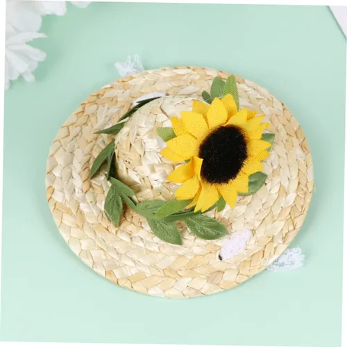 Vista 6 de Sombrero de vaquero blanco, sombreros de fiesta de vaquero, sombreros de fiesta blancos para perros, sombreros de fiesta para perros, sombrero