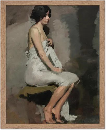 Vista 54 de Poster Master Póster de pintura vintage de The Keynote - Impresión retro de mujer a pie - Arte impresionista - Regalo para hombres y mujeres