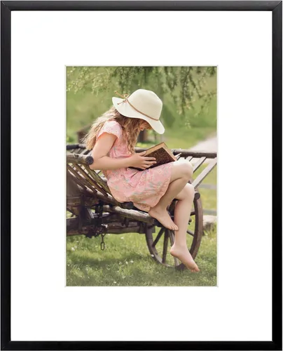 Vista 41 de Frametory, Portarretratos de aluminio negro de 6 x 8 pulgadas, juego de 1, ideal para mostrar fotos de 5 x 7 con paspartú o 6 x 8 sin paspartú