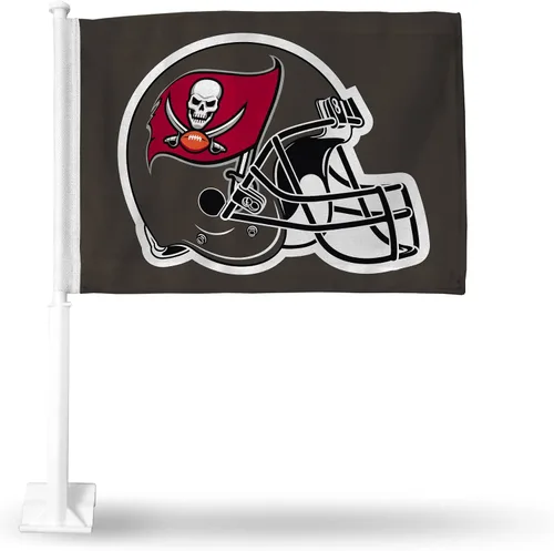 Vista 16 de Rico Industries NFL Double Sided Car Flag - 16" x 19" - Strong Pole That Hooks onto Car/Truck/Automobile