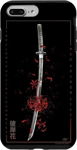 Vista 12 de Higanbana o Spider Lily con anime Samurai Sword - Carcasa estética para iPhone 17