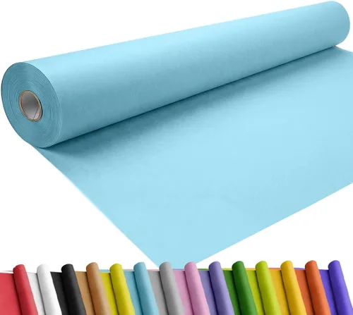 Vista 12 de SMART&CASUAL Papel de regalo negro de 17.8 x 760 pulgadas (63 pies) de papel kraft para regalo, tablón de anuncios, ramos, flores, niños, embalaje