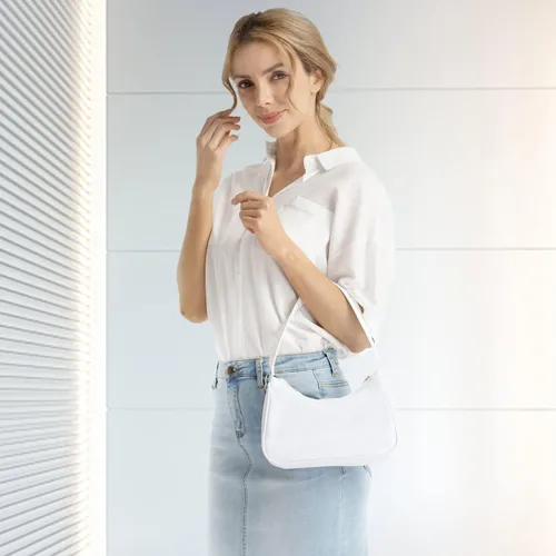 Vista 3 de Bolsos de hombro para mujer, lindo bolso de mano Hobo con cierre de cremallera