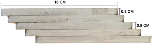 Vista 5 de Salvamanteles personalizados de bambú – 6.3 pulgadas, salvamanteles grabados personalizados para platos calientes, ollas, sartenes, bandejas