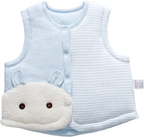 Vista 9 de Monvecle - Chaleco de algodón cálido para bebé o niño pequeño (Unisex)
