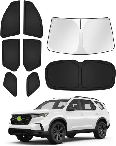 Vista 161 de Canvcle Parasol para parabrisas para Tesla modelo Y/3 2017-2025 2026 (compatible con modelos 2025 Y Juniper/2024 Modelo 3 Highland), parasol grueso