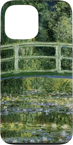 Vista 24 de Monets - Carcasa para iPhone 17 con diseño de lirios de agua y puente japonés