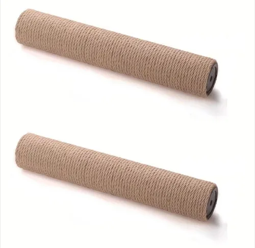 Vista 8 de 2 postes de repuesto para árbol de gato M8, marco de escalada adecuado para bricolaje, marco de escalada de gato, sisal natural, poste de rascador