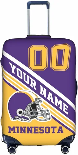 Vista 21 de Funda de equipaje personalizada, funda de maleta personalizada, diseña tu nombre y número, protector de equipaje elástico lavable, Arizona