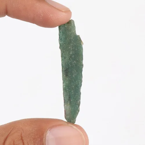 Vista 2 de Gemhub 26.75 ct Piedra Suelta Sin Cortar Jade Verde Sin Tratar para Decoración, Joyería