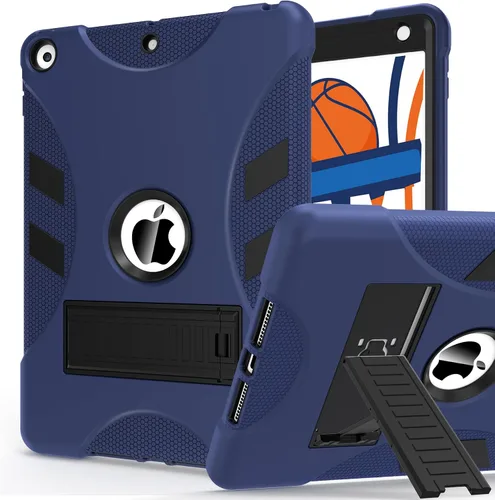 Vista 33 de Funda para iPad de 7ª/8ª generación, funda para iPad 10.2, híbrida, resistente, a prueba de golpes, funda de protección contra caídas construida