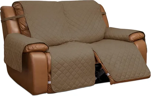 Vista 46 de Easy-Going Funda para Loveseat Reclinable de Gran Tamaño, Funda de Sofá Reversible para Reclinable Doble, Funda de Sofá Dividida para Cada Asiento