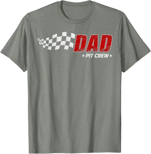 Vista 32 de Dad Pit Crew Race Car Birthday Family Matching Pit Crew Camiseta Pit Crew