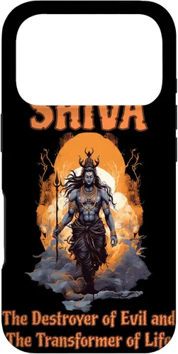 Vista 30 de Lord Shiva Destroyer Transformer Hindu God Spiritual Hippie Case for iPhone 16