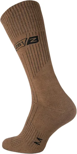 Vista 3 de 281Z Military Lightweight Boot Socks - Tactical Trekking Hiking - Outdoor Athletic Sport (Coyote Brown)