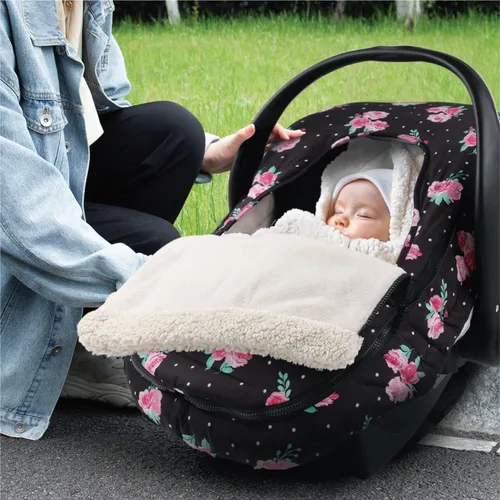 Vista 7 de The Peanutshell Funda de asiento de automóvil – Fundas protectoras para bebé, accesorios fáciles de limpiar, resistente a la intemperie, asiento